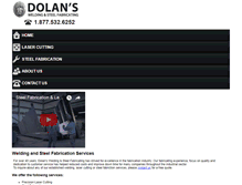 Tablet Screenshot of dolanswelding.com